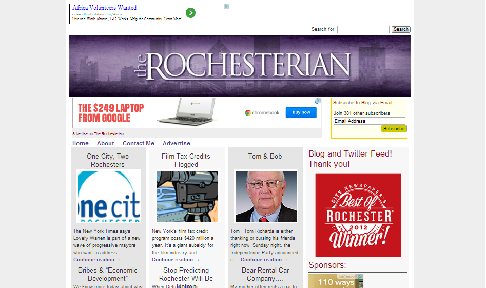 Rachel Barnhart's personal news blog. WordPress driven site with custom plugins and theme by Holistic Networking.